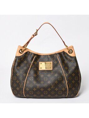 Louis Vuitton Galleria PM Monogram Handbag White Leather